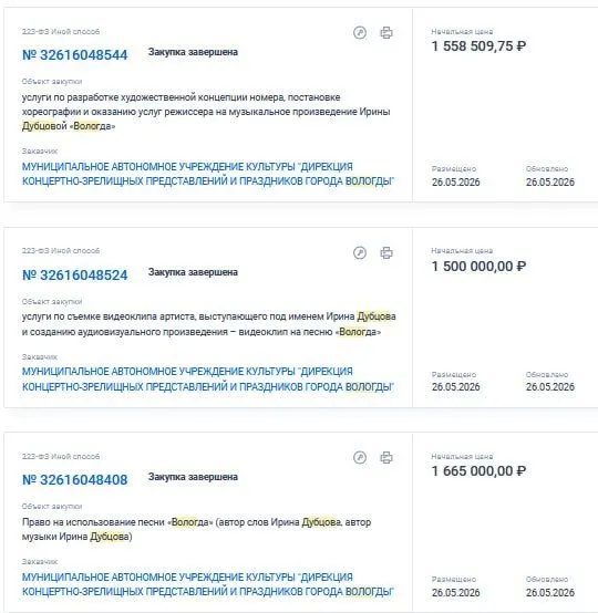 Муниципальные власти Вологды без конкурса направили почти 4,7 млн рублей на исполнение и видеоклип одной песни, в то время как местные добровольцы собирают средства на технику, топливо и гуманитарную помощь.