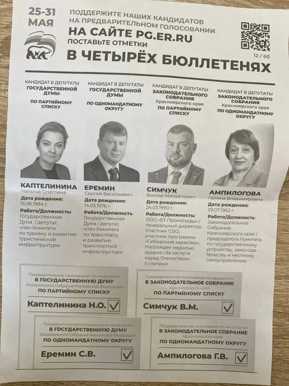 В нескольких регионах местные администрации рассылали коммерческим организациям указания участвовать и голосовать на праймериз «ЕР», бюджетников просили подтверждать участие скриншотами. В некоторых случаях приходили списки конкретных кандидатов.