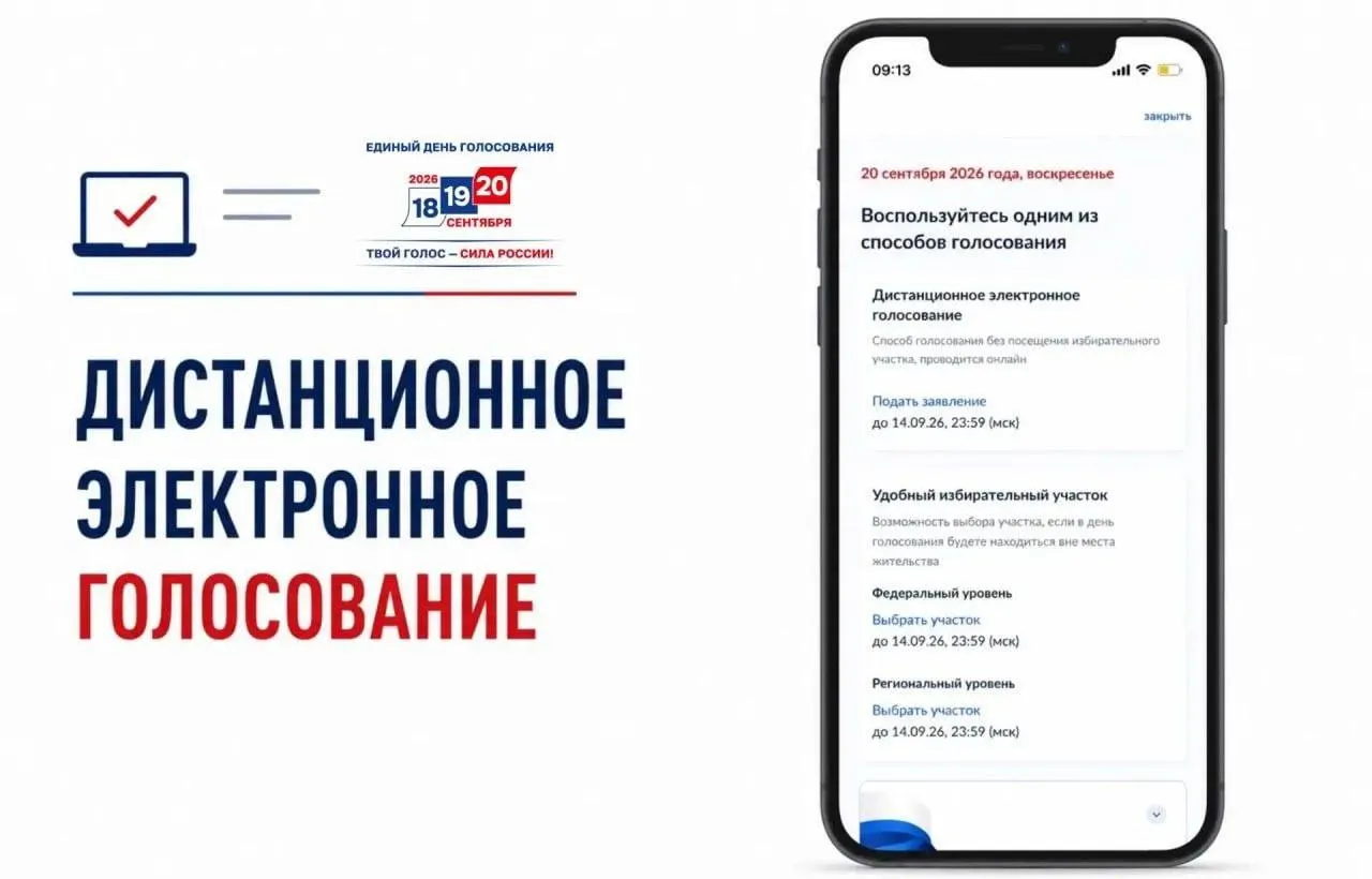 Через портал госуслуг открылась подача заявлений на участие в дистанционном голосовании.